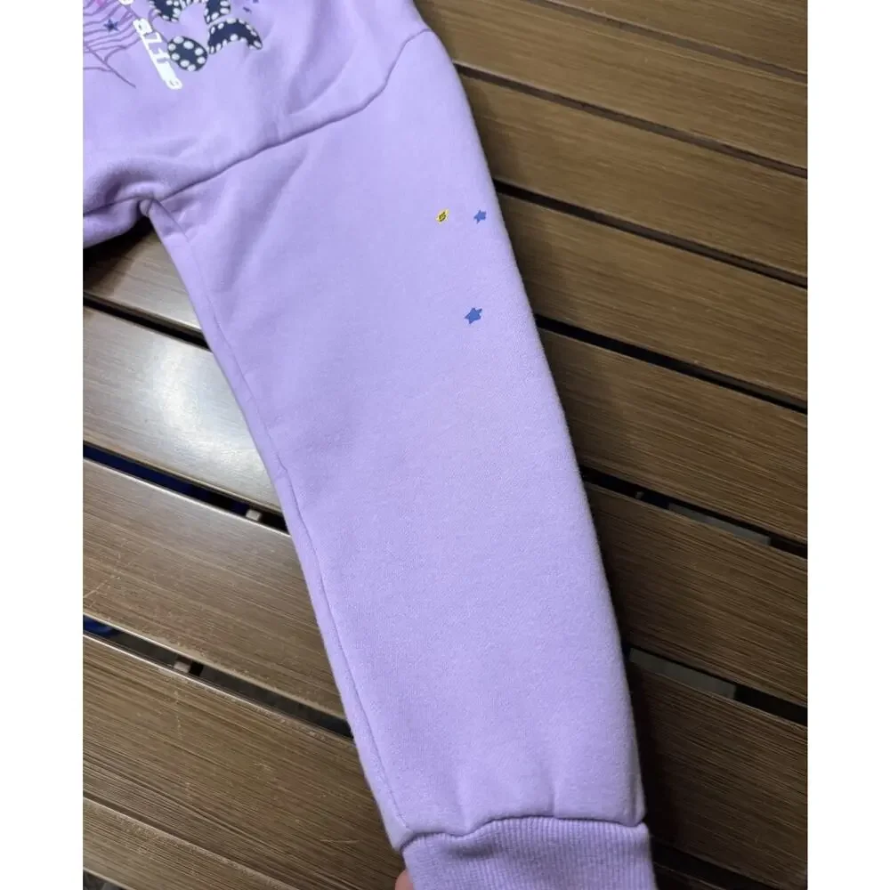 Spider Acai Web Hoodie Size Small Purple Sp5der ( Stain) - Picture 3 of 11